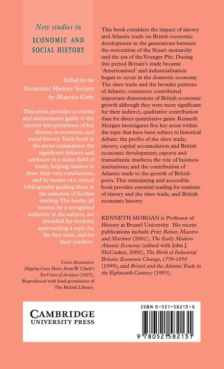 Produktbild: Slavery, Atlantic Trade and the British Economy, 1660 1800