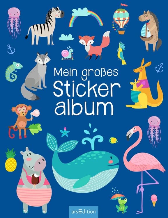 Produktbild: Mein gro&szlig;es Stickeralbum &ndash; Tiere