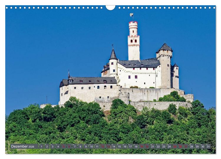 Produktbild: Burgen der Rheinromantik (Wandkalender 2026 DIN A3 quer), CALVENDO Monatskalender
