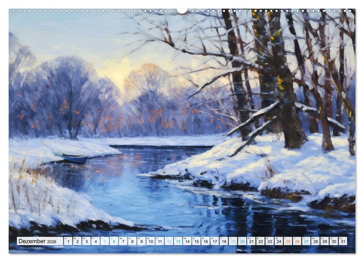 Produktbild: Havelland - Impressionistische Visionen einer idyllischen Region (Wandkalender 2026 DIN A2 quer), CALVENDO Monatskalender