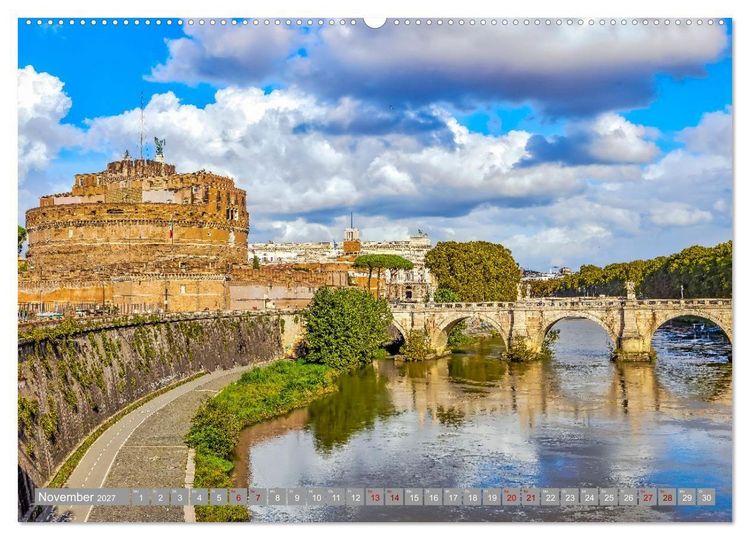 Produktbild: Rom - Ewige Stadt am Tiber (hochwertiger Premium Wandkalender 2027 DIN A2 quer), Kunstdruck in Hochglanz