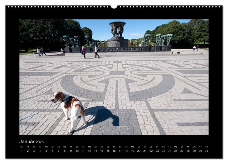 Produktbild: Oslo (Wandkalender 2026 DIN A2 quer), CALVENDO Monatskalender