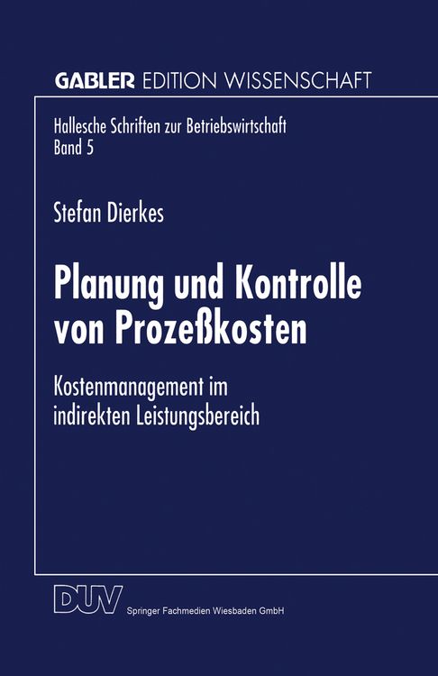 Produktbild: Planung und Kontrolle von Proze&szlig;kosten