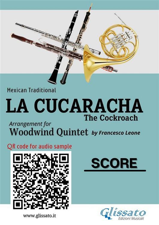 Produktbild: Woodwind Quintet score of "La Cucaracha"
