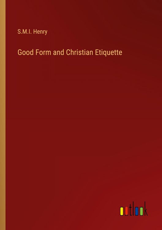 Produktbild: Good Form and Christian Etiquette
