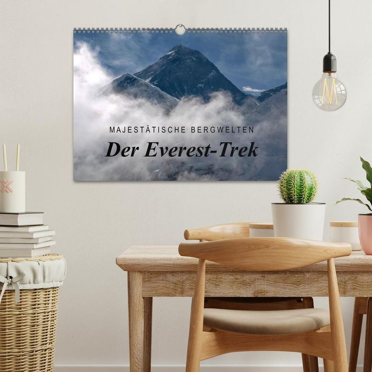 Produktbild: Majest&auml;tische Bergwelten - Der Everest Trek (Wandkalender 2026 DIN A3 quer), CALVENDO Monatskalender