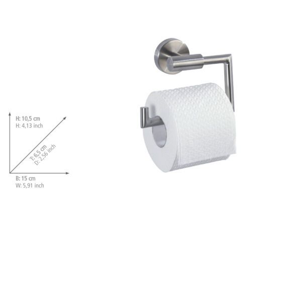 Produktbild: Toilettenpapierhalter Mod. Bosio Edelstahl matt, rostfrei