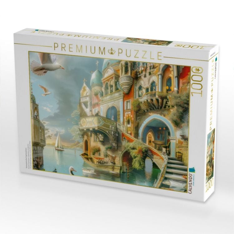 Produktbild: CALVENDO Puzzle Venezianische Impressionen | 1000 Teile Lege-Gr&ouml;&szlig;e 64x48cm Foto-Puzzle f&uuml;r gl&uuml;ckliche Stunden