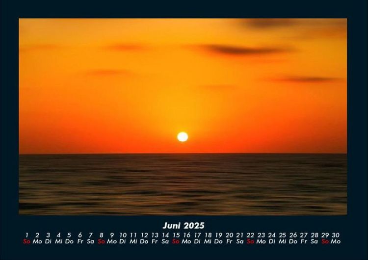 Produktbild: Sonnenunterg&auml;nge 2025 Fotokalender DIN A4