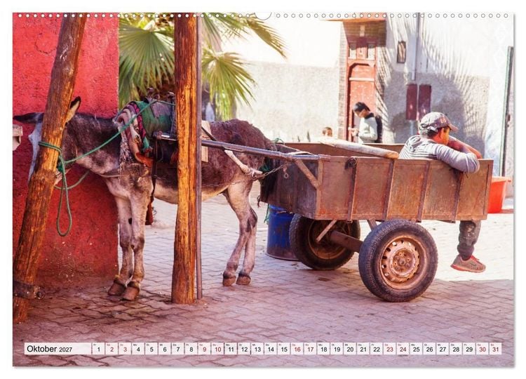Produktbild: Marrakesch - Perle des S&uuml;dens (Wandkalender 2027 DIN A2 quer), CALVENDO Monatskalender