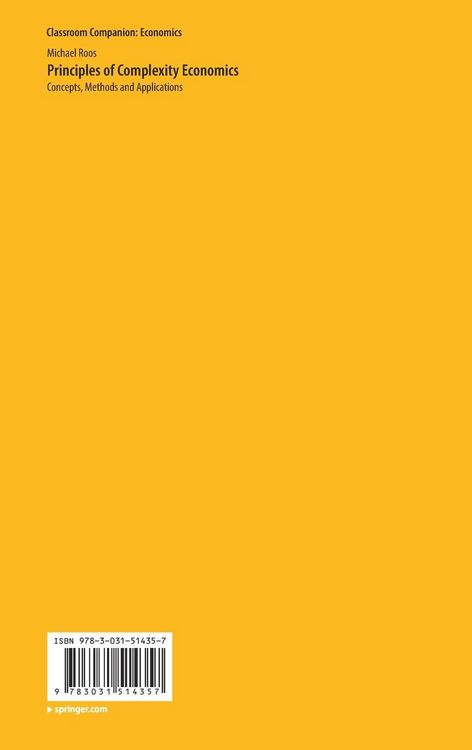 Produktbild: Principles of Complexity Economics