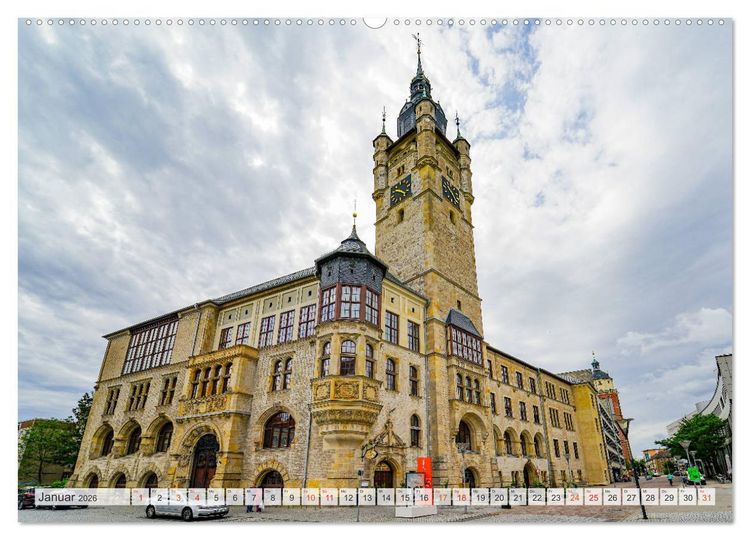 Produktbild: Dessau Ro&szlig;lau Impressionen (hochwertiger Premium Wandkalender 2026 DIN A2 quer), Kunstdruck in Hochglanz