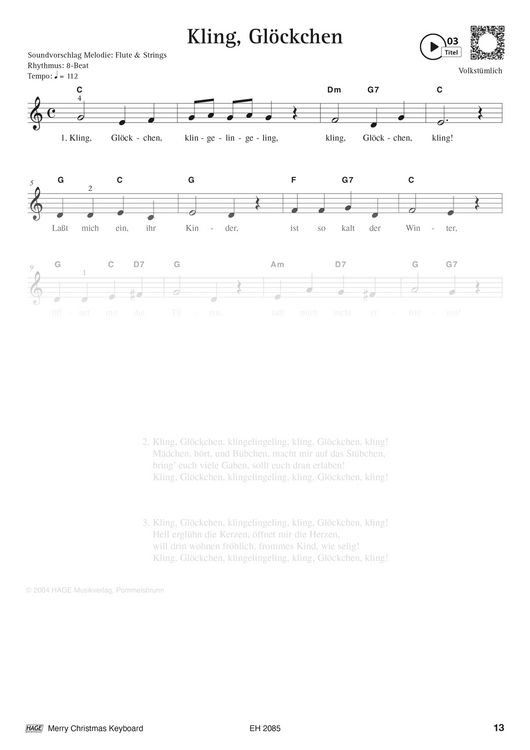 Produktbild: Merry Christmas f&uuml;r Keyboard
