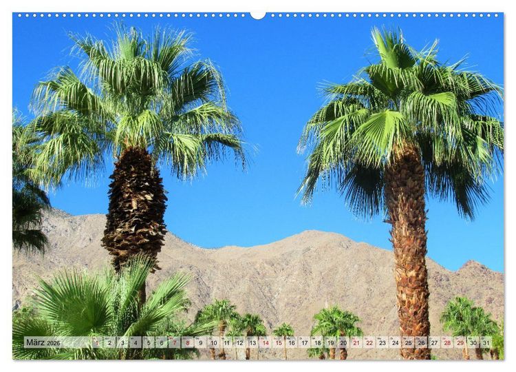 Produktbild: Palm Springs und Umgebung (hochwertiger Premium Wandkalender 2026 DIN A2 quer), Kunstdruck in Hochglanz