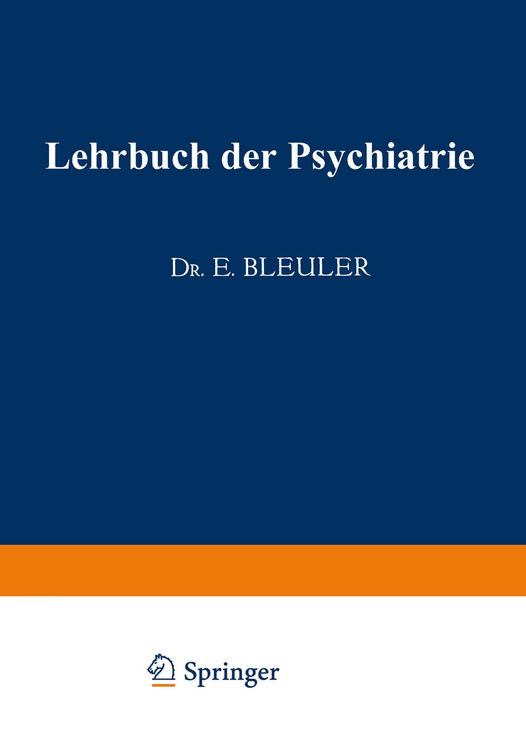 Produktbild: Lehrbuch der Psychiatrie