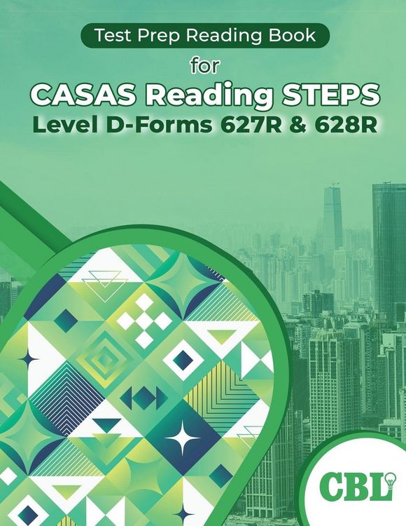 Produktbild: Test Prep Reading Book for CASAS Reading STEPS Level D-Forms 627R and 628R