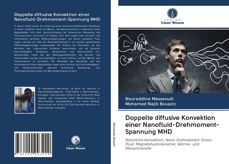 Produktbild: Doppelte diffusive Konvektion einer Nanofluid-Drehmoment-Spannung MHD