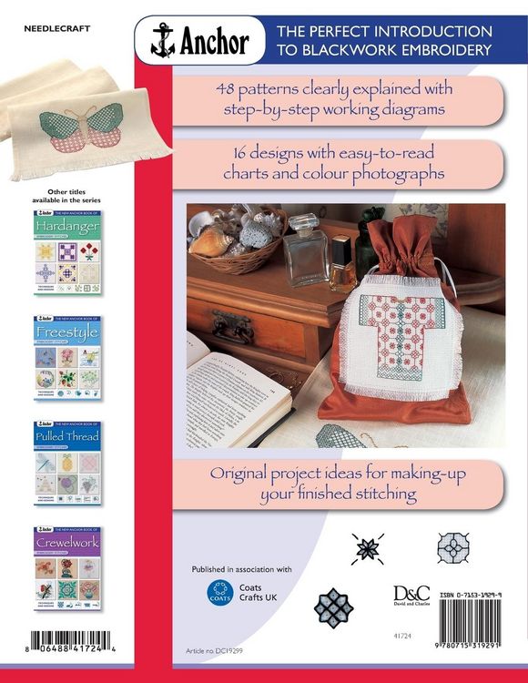 Produktbild: The New Anchor Book of Blackwork Embroidery Stitches