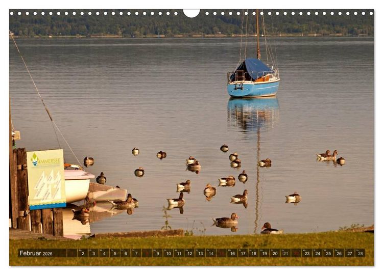 Produktbild: Seest&auml;rke - Der Ammersee (Wandkalender 2026 DIN A3 quer), CALVENDO Monatskalender