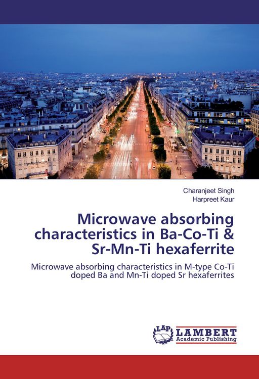 Produktbild: Microwave absorbing characteristics in Ba-Co-Ti & Sr-Mn-Ti hexaferrite