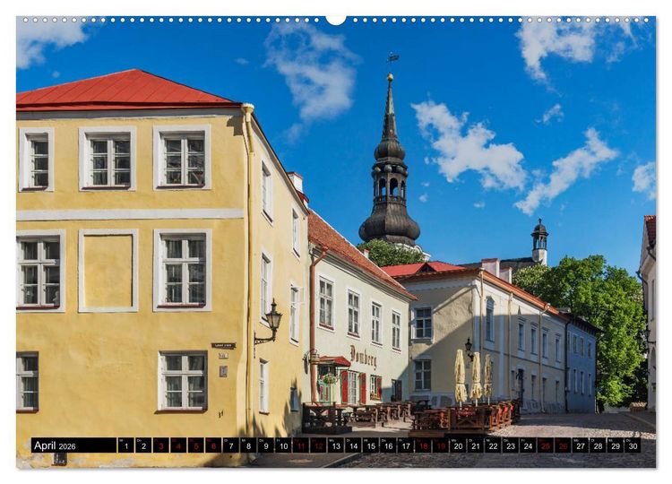 Produktbild: Ein Wochenende in Tallinn (hochwertiger Premium Wandkalender 2026 DIN A2 quer), Kunstdruck in Hochglanz