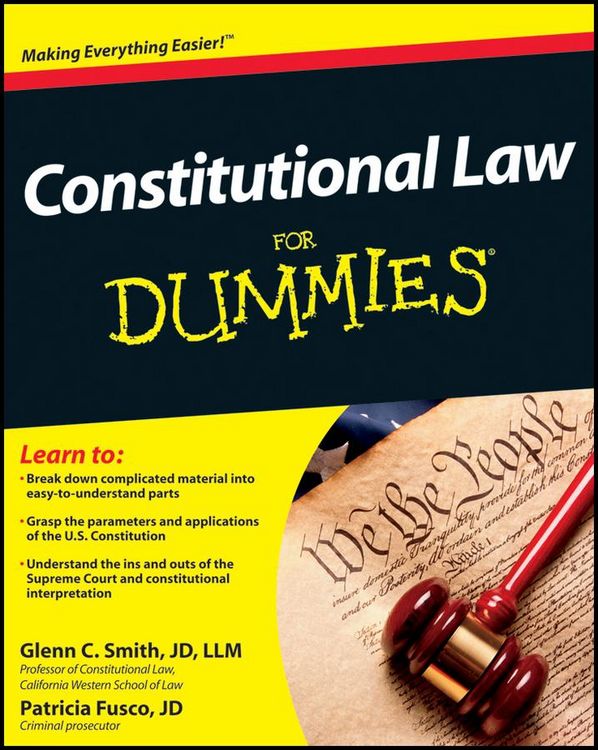 Produktbild: Constitutional Law for Dummies