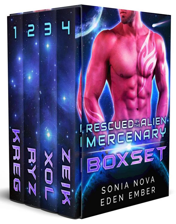 Produktbild: Rescued by the Alien Mercenary - The Complete Series Boxset: Sci-Fi Alien Rebel Romance