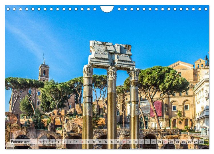 Produktbild: Historisches Rom (Wandkalender 2026 DIN A4 quer), CALVENDO Monatskalender