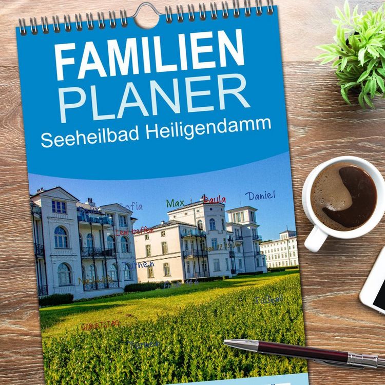 Produktbild: Familienplaner 2026 - Seeheilbad Heiligendamm mit 5 Spalten (Wandkalender, 21 x 45 cm) CALVENDO