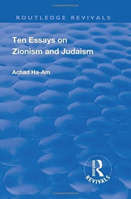 Produktbild: Ha-am, A: Revival: Ten Essays on Zionism and Judaism (1922)