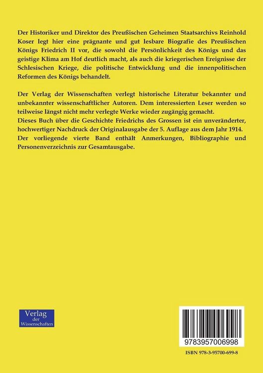 Produktbild: Geschichte Friedrichs des Grossen