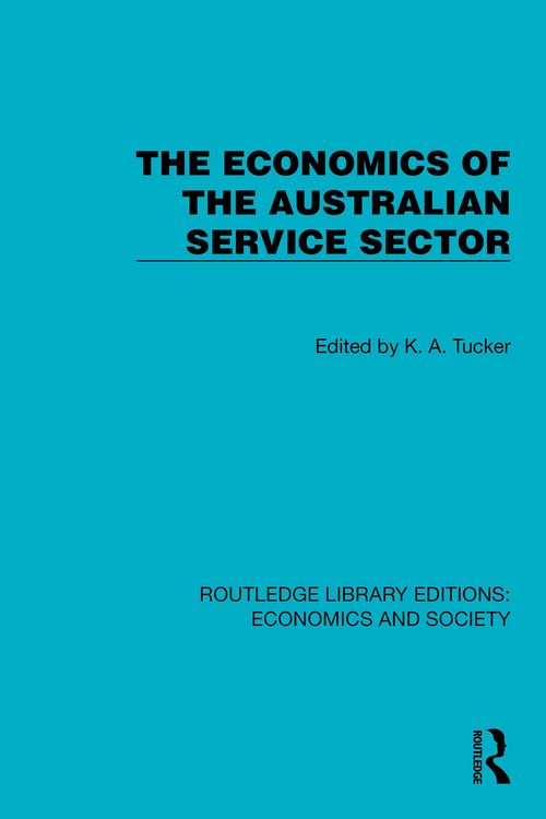 Produktbild: The Economics of the Australian Service Sector