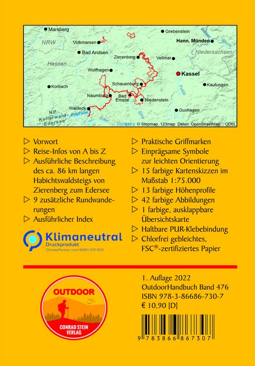 Produktbild: Habichtswaldsteig von Zierenberg zum Edersee