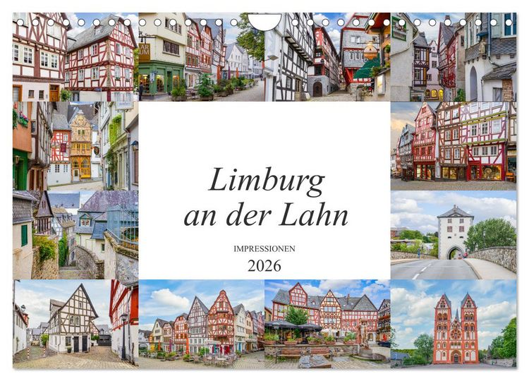 Produktbild: Limburg an der Lahn Impressionen (Wandkalender 2026 DIN A4 quer), CALVENDO Monatskalender