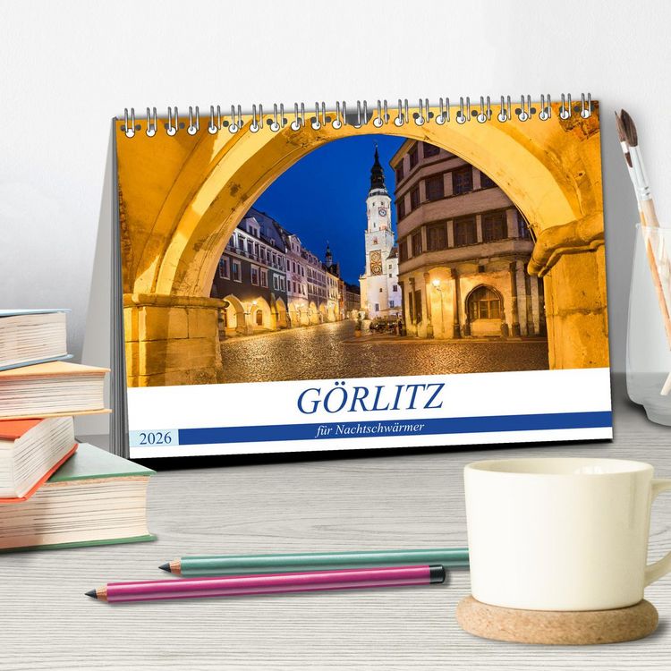 Produktbild: G&Ouml;RLITZ f&uuml;r Nachtschw&auml;rmer (Tischkalender 2026 DIN A5 quer), CALVENDO Monatskalender