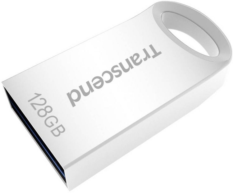 Produktbild: Transcend JetFlash&reg; 710S USB-Stick 128 GB Silber TS128GJF710S USB-A (USB 3.2 Gen 1)