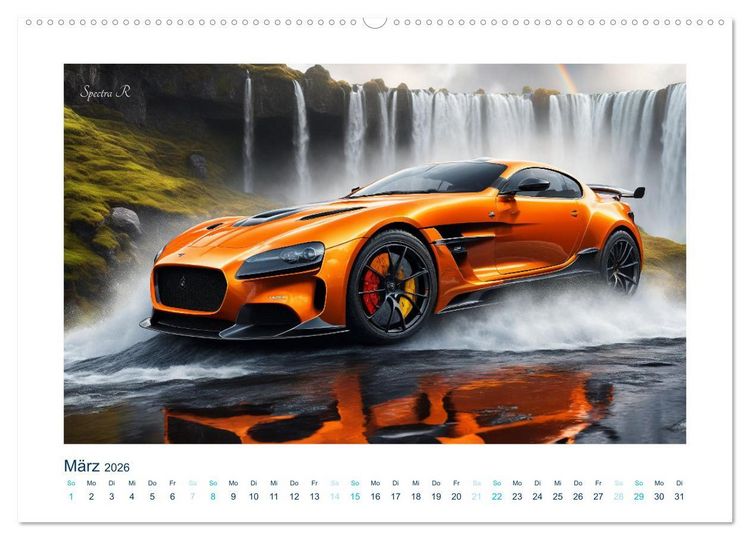 Produktbild: Faszination KI-Sportwagen (hochwertiger Premium Wandkalender 2026 DIN A2 quer), Kunstdruck in Hochglanz