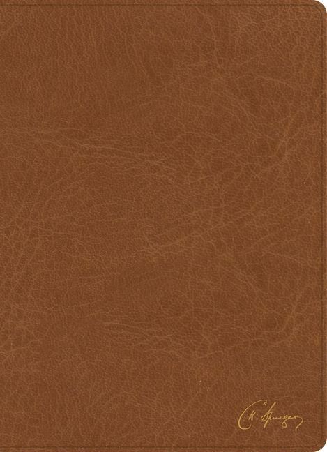 Produktbild: KJV Spurgeon Study Bible, Tan Leathertouch