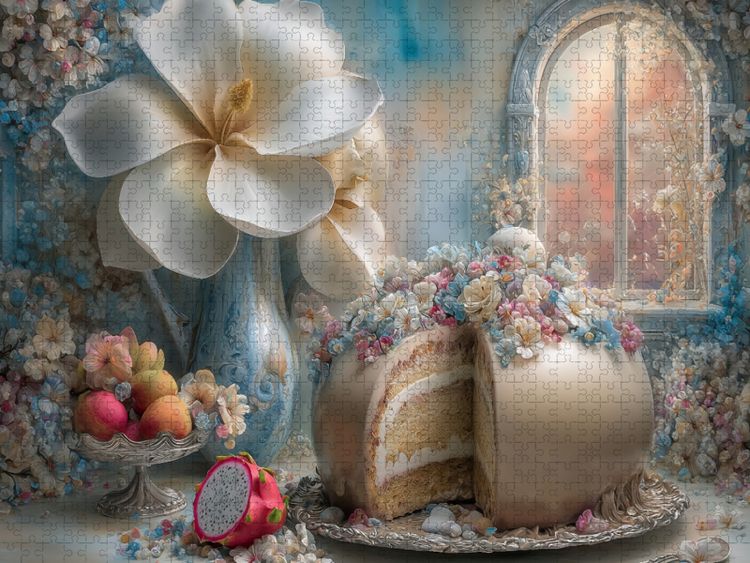 Produktbild: CALVENDO Puzzle Fr&uuml;hlingspoesie in Pastell - ein zartes Stillleben voller Leichtigkeit | 2000 Teile Lege-Gr&ouml;&szlig;e 90x67cm Foto-Puzzle f&uuml;r gl&uuml;ckliche Stun