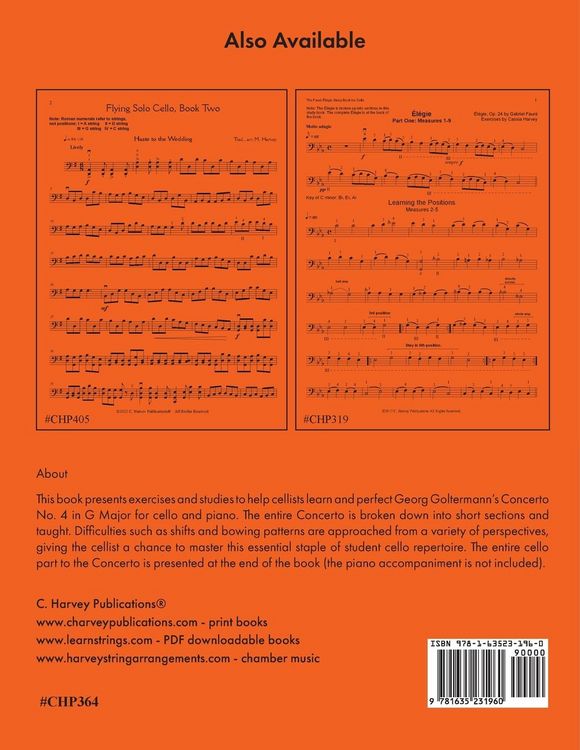 Produktbild: The Goltermann Concerto No. 4 Study Book for Cello