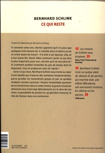 Produktbild: Ce qui reste