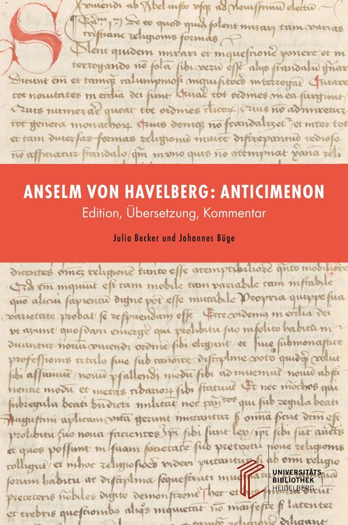 Produktbild: Anselm von Havelberg: Anticimenon