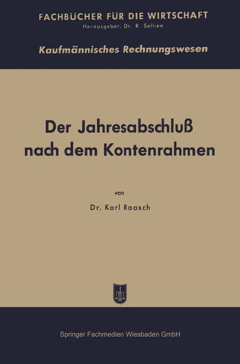Produktbild: Der Jahresabschlu&szlig; nach dem Kontenrahmen und die DM-Er&ouml;ffnungsbilanz