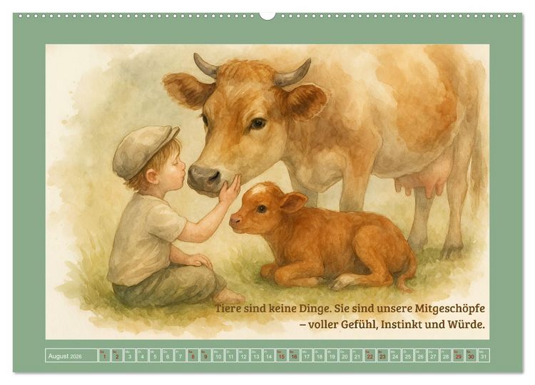 Produktbild: Wenn wir f&uuml;hlen (hochwertiger Premium Wandkalender 2026 DIN A2 quer), Kunstdruck in Hochglanz
