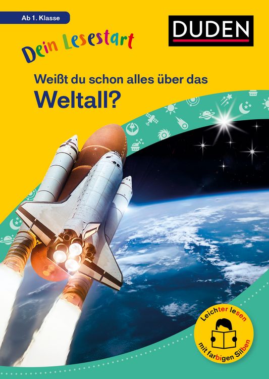 Produktbild: Dein Lesestart: Wei&szlig;t du schon alles &uuml;ber das Weltall? Ab 1. Klasse