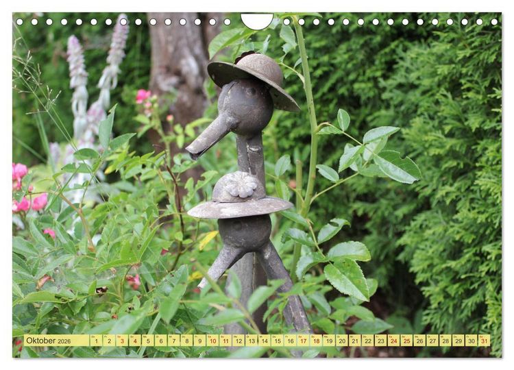 Produktbild: Gartenzauber (Wandkalender 2026 DIN A4 quer), CALVENDO Monatskalender