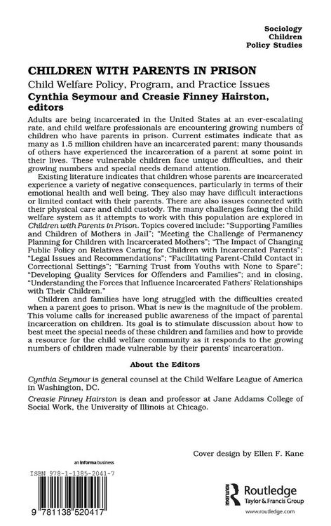 Produktbild: Children with Parents in Prison
