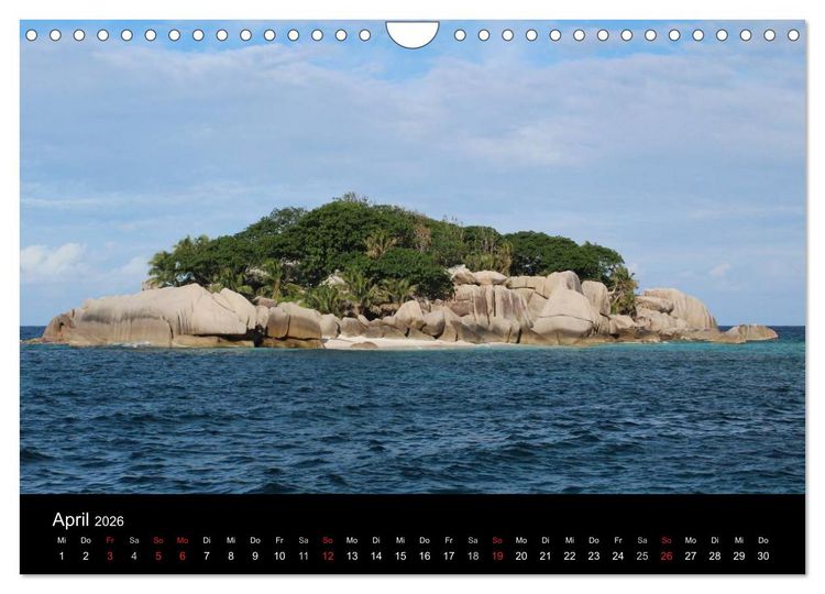 Produktbild: Seychellen (Wandkalender 2026 DIN A4 quer), CALVENDO Monatskalender