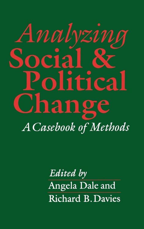 Produktbild: Analyzing Social and Political Change