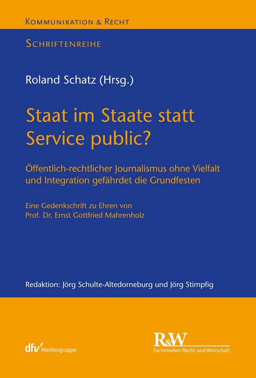 Produktbild: Staat im Staate statt Service public?